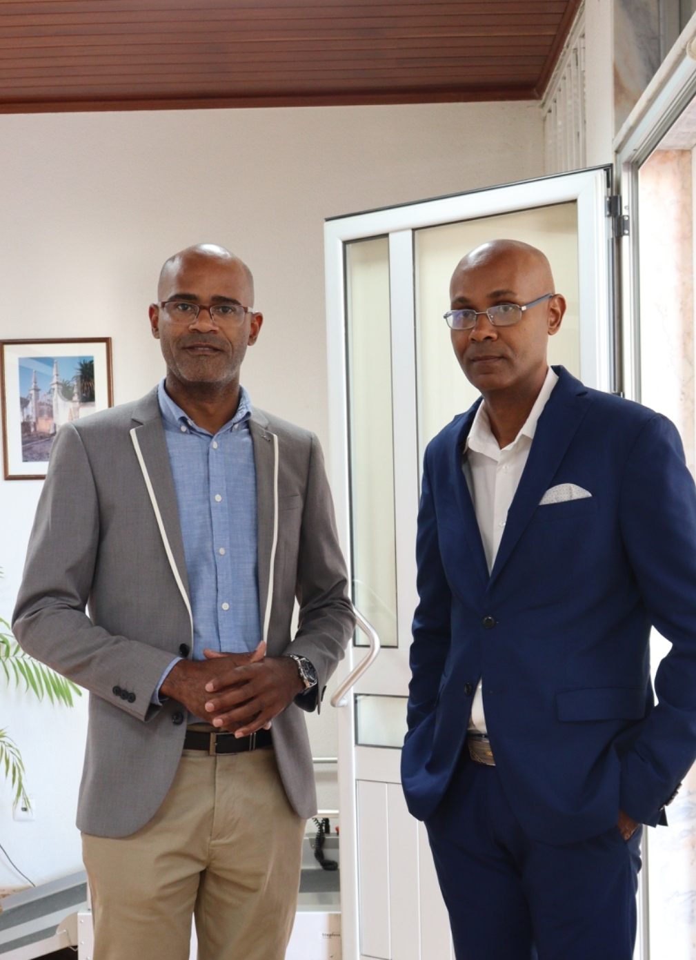 Fundadores ADIP — Dr. Inguialdo e Dr. Quintino Espírito Santo